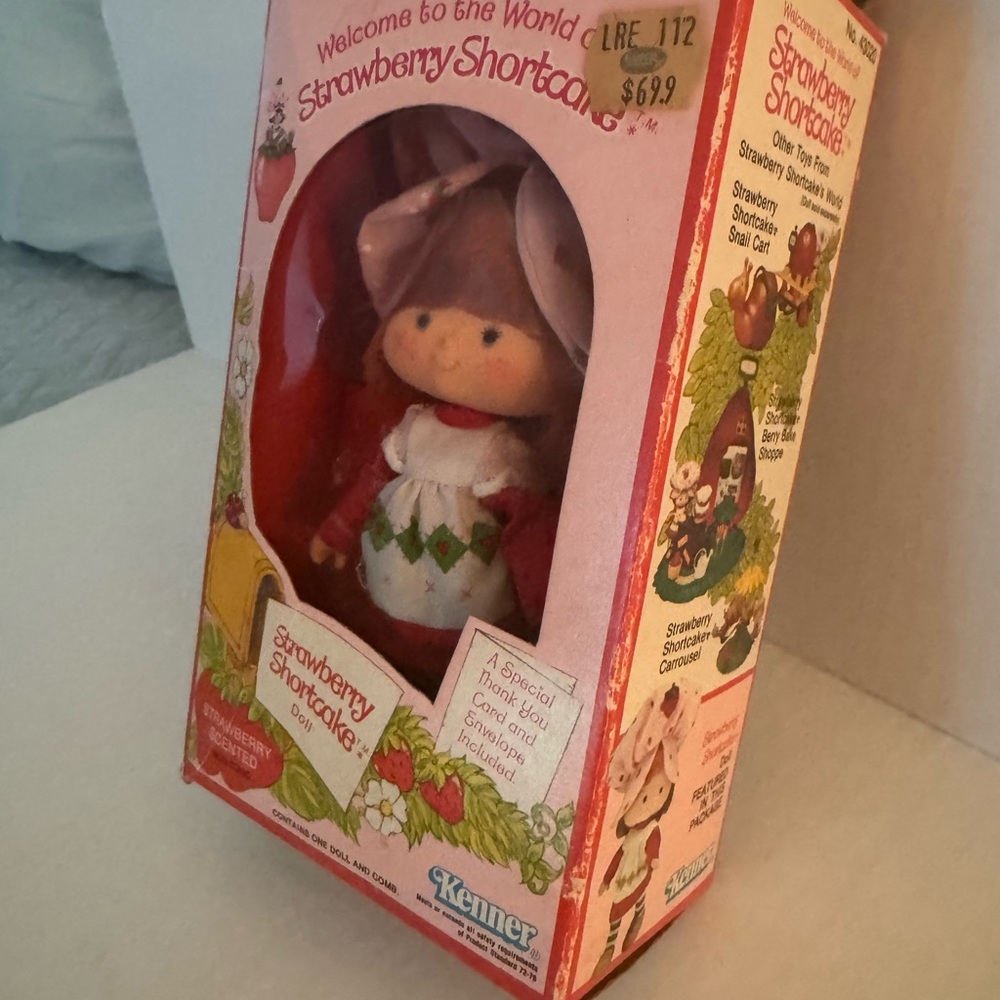 Strawberry Shortcake Doll with Pink and White Outfit